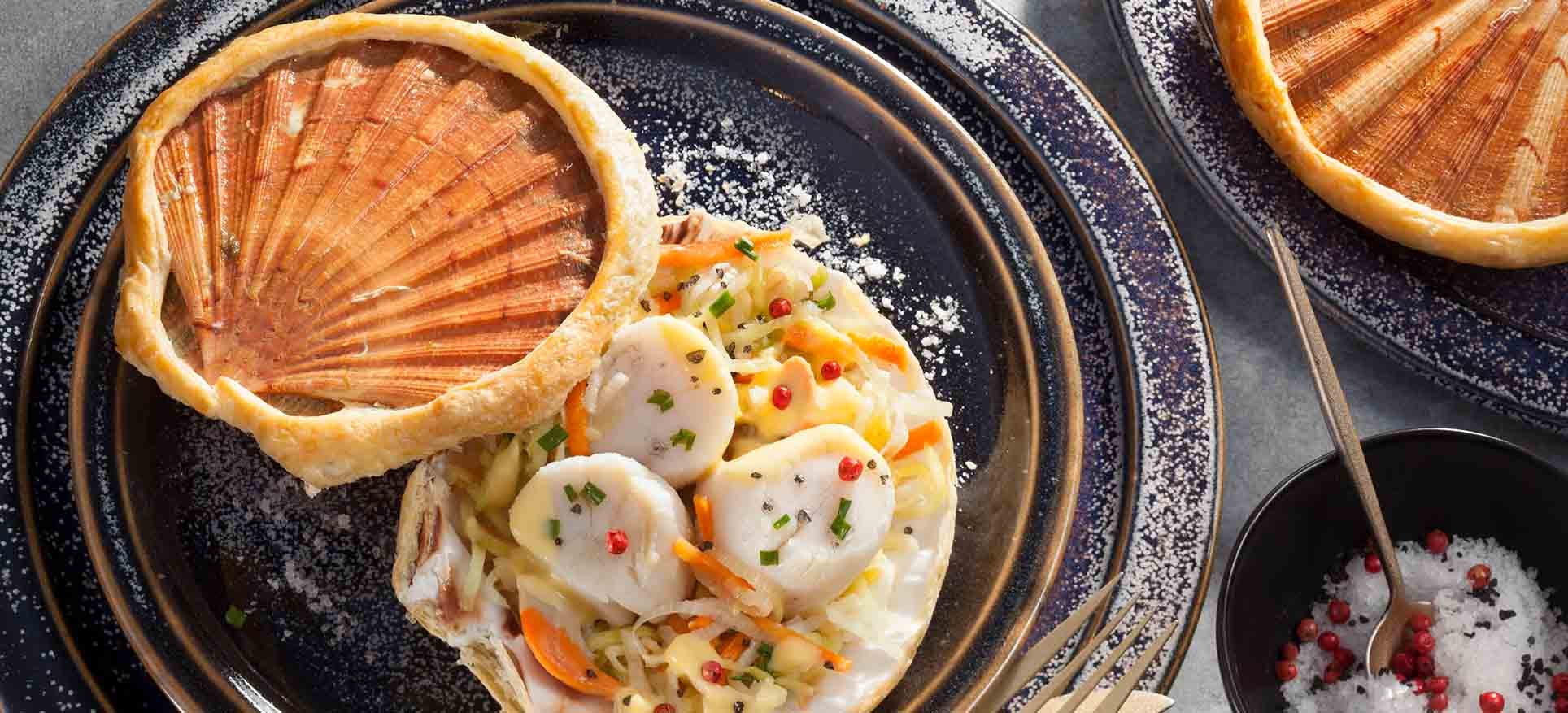 Recette de Noix de Saint-Jacques en croûte