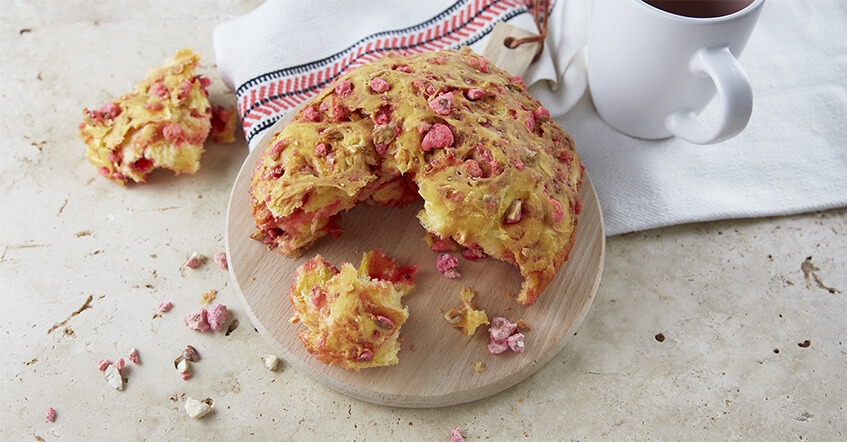 Recette Praluline : La Brioche aux Pralines Roses Facile et Délicieuse