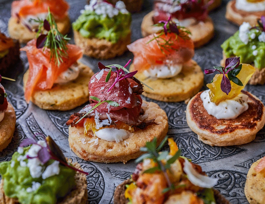 Canapés chics et festifs : Idées gourmandes pour l'apéritif