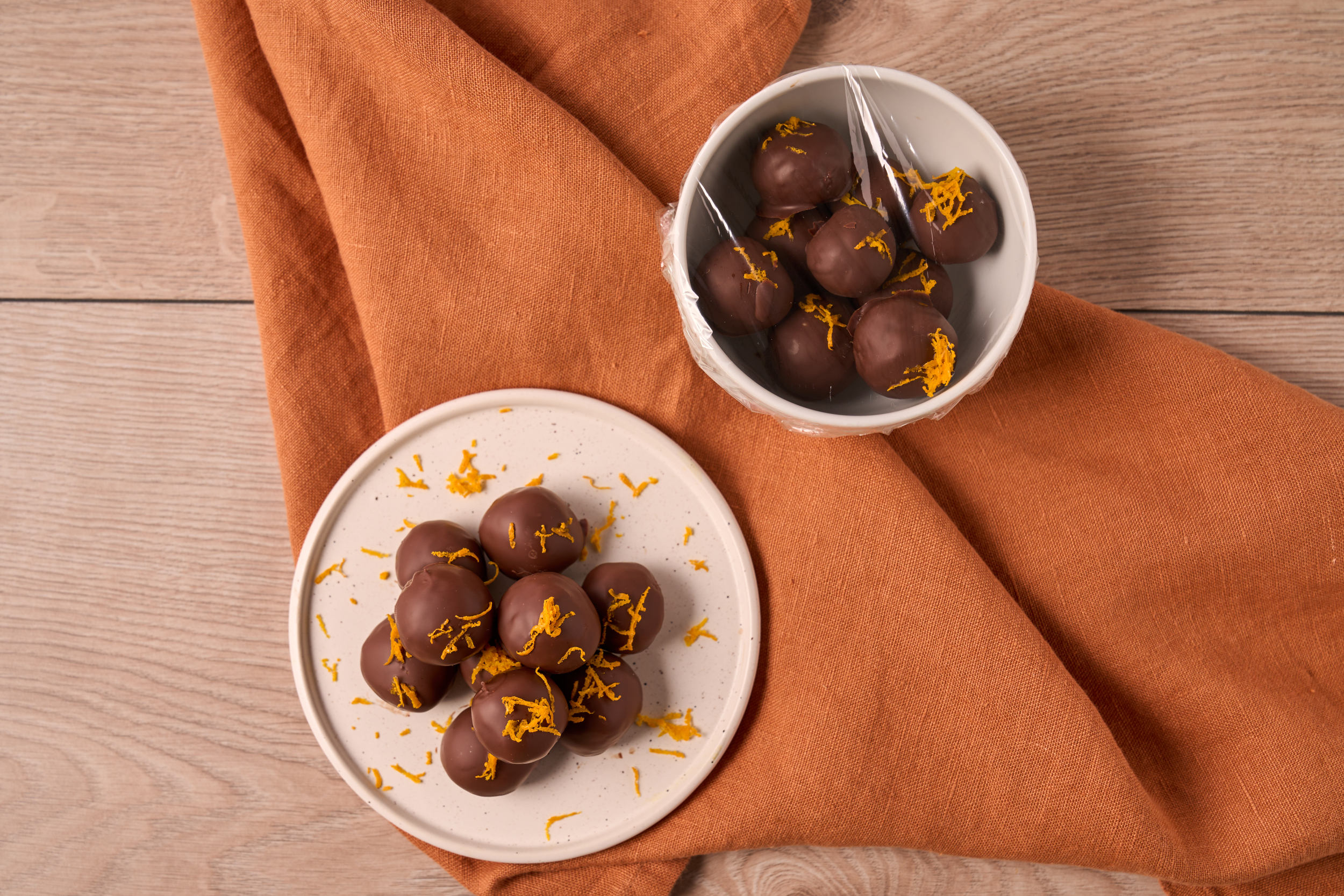 Truffes orange chocolat faciles: recette gourmande