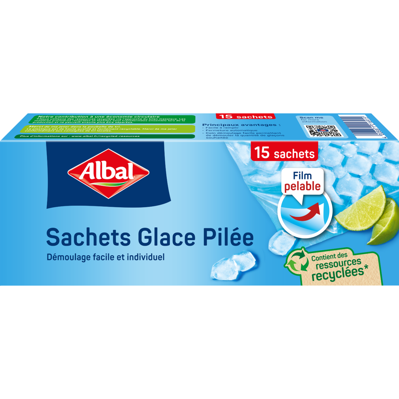 Sachets Glace Pilée Albal®-1