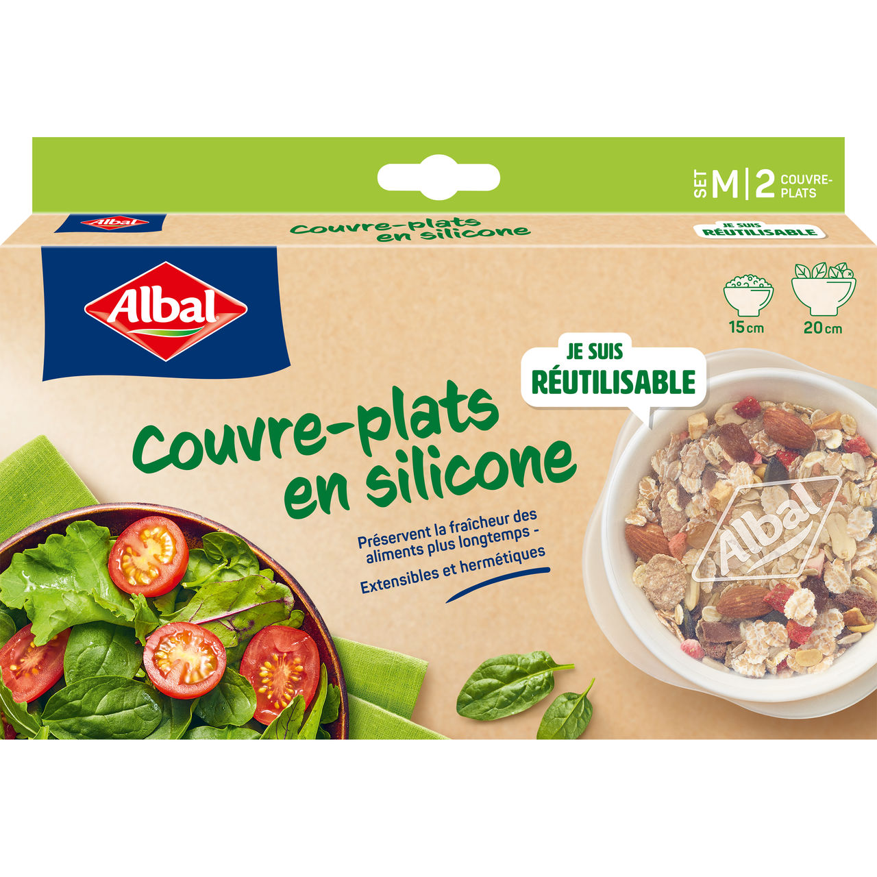 Couvre-plats en silicone