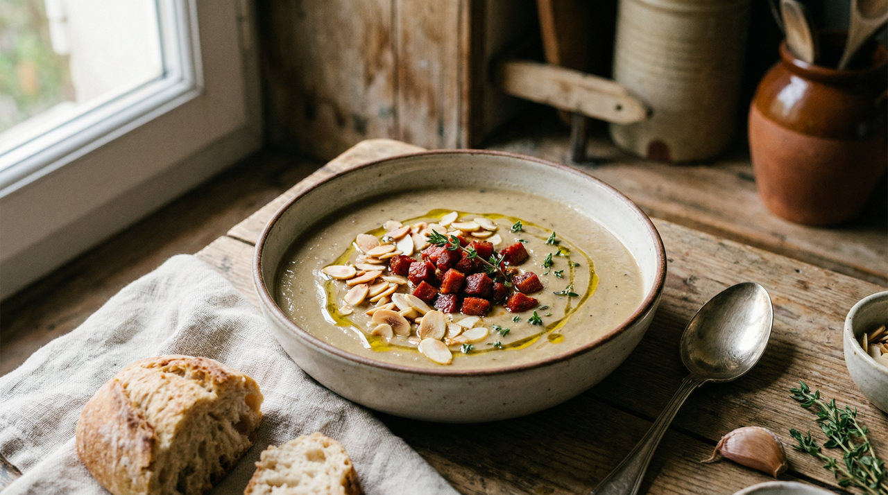 Velouté d'Aubergines -Generated with AI