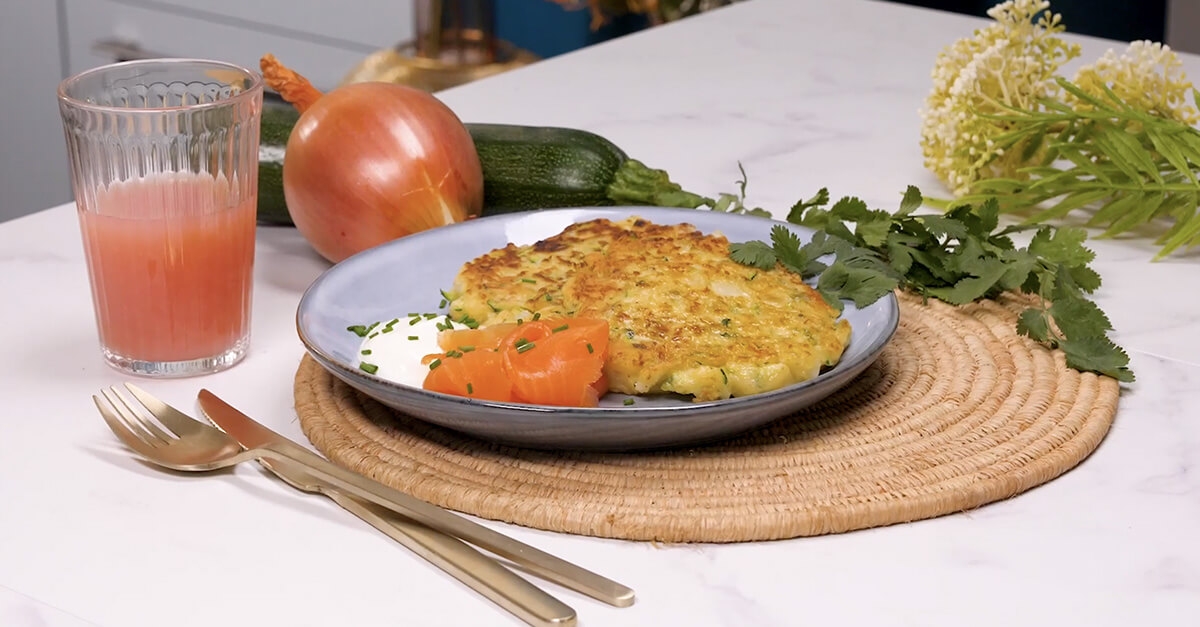 Galette de courgette