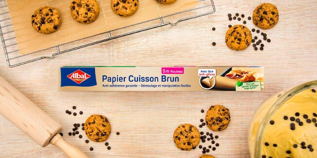 Papier alimentaire cuisson rouleau, Albal (8 m) + 25% GRATUIT