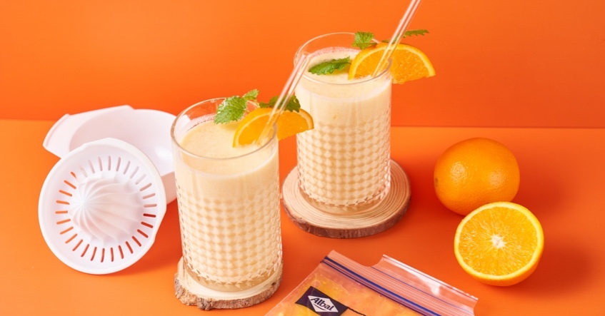 Pimpez votre milkshake avec de la pulpe d’orange