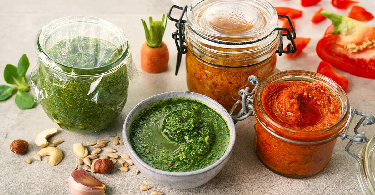 Une recette anti-gaspi de pesto à base de restes de légumes