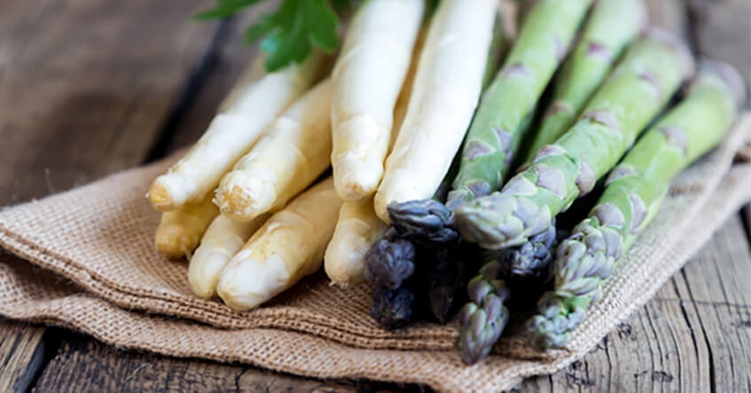 congélation des asperges