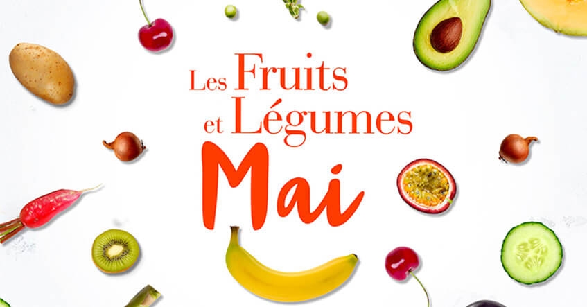 légumes et fruits de mai