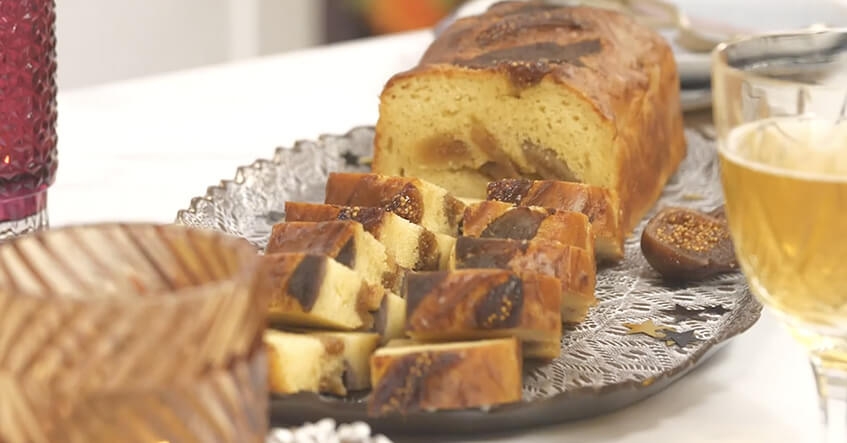 recette facile de cake aux fichues et magret fumé