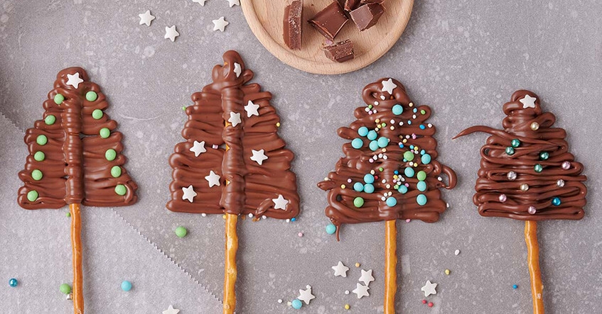 recette pour faire des sapin en chocolat