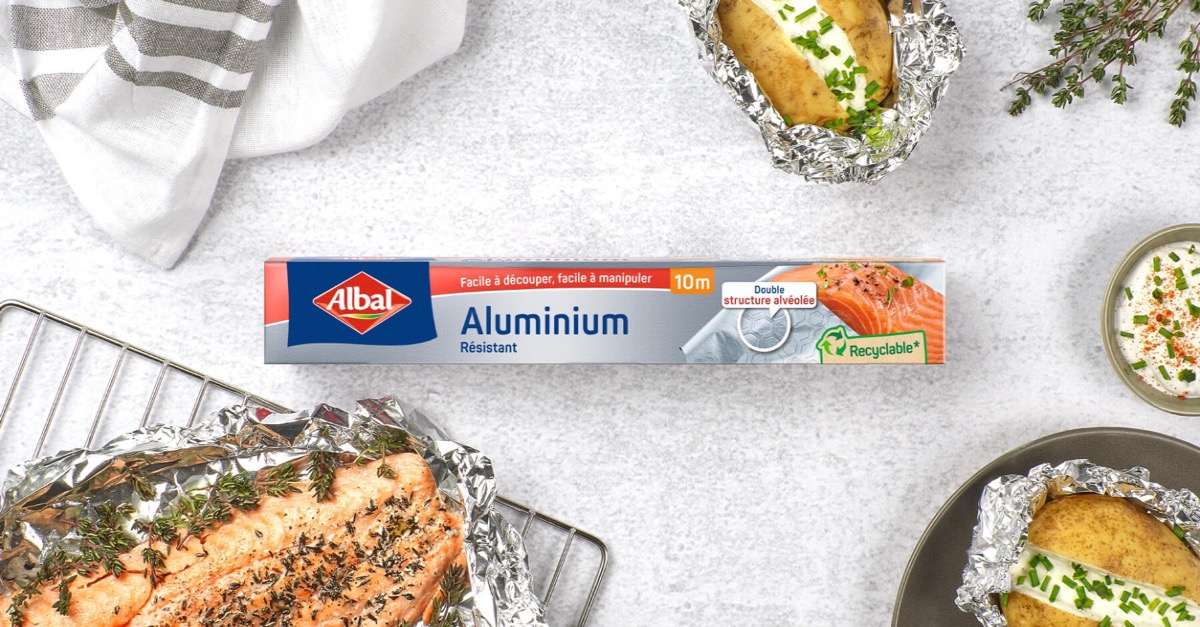 Alu Chef d'Albal : Papier Aluminium pour le four ou le barbecue