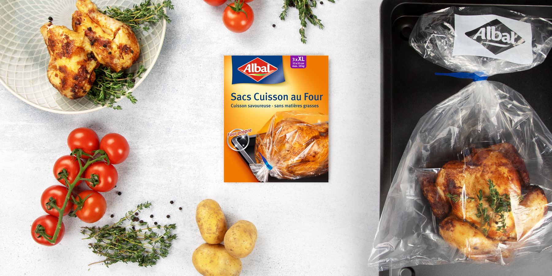 sacs cuisson au four albal