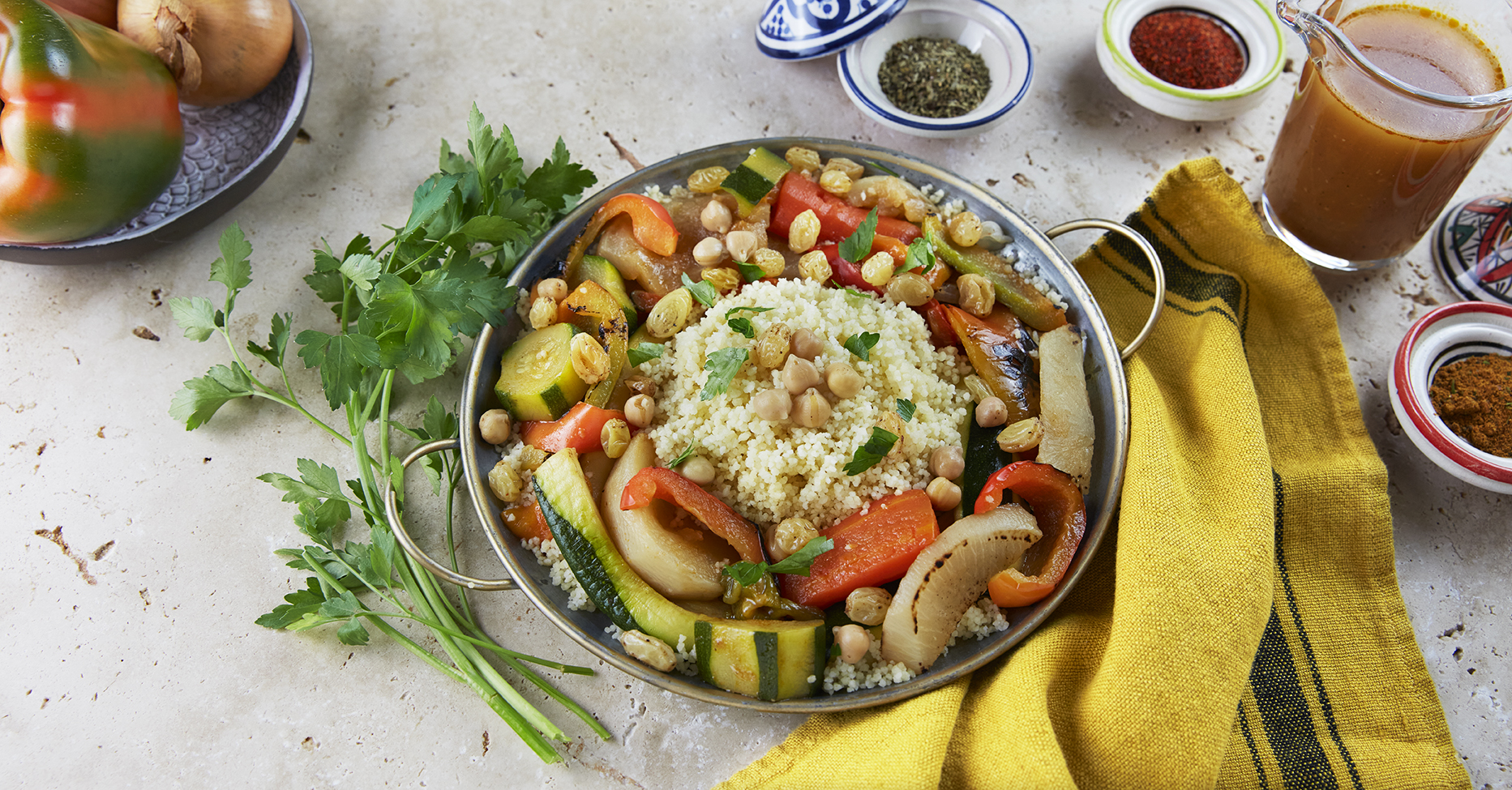 Couscous de légumes aux épices